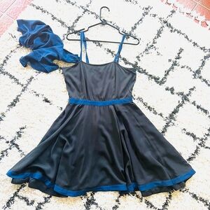 Treasure by Samantha Pleet Womens Black Short CottageCore Prairie Dress Size 8